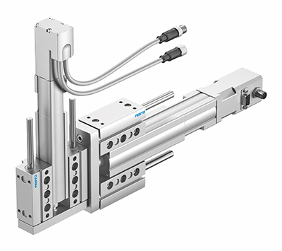 Combination of the electric cylinder EPCO for pick and place tasks 